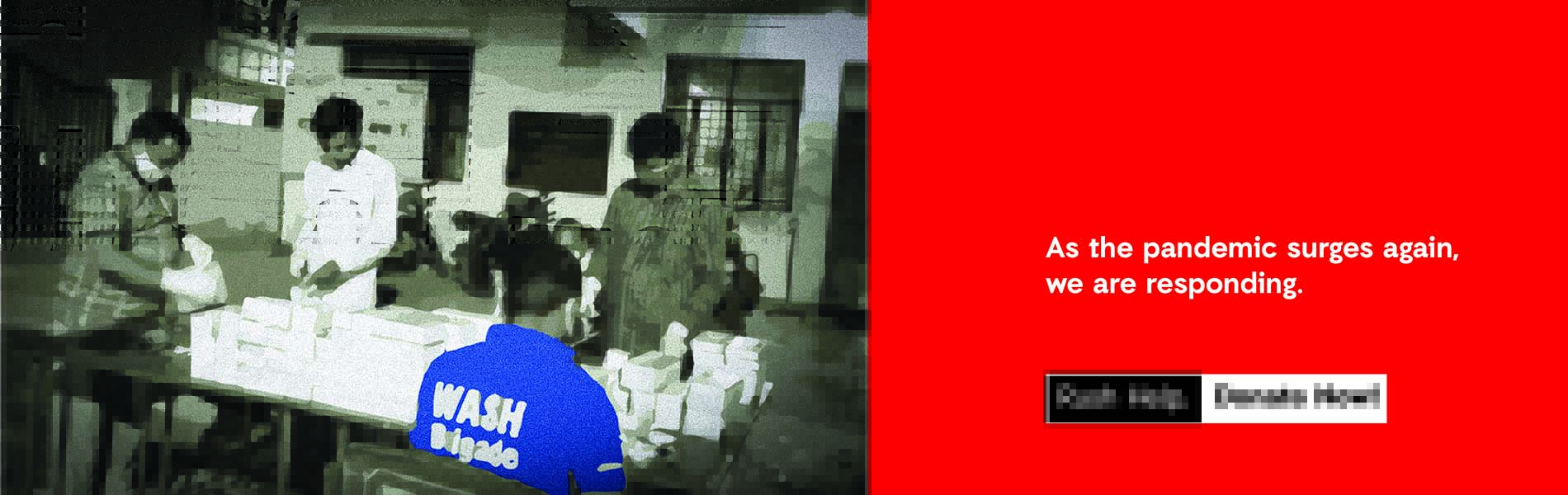 ActionAid's Covid 19 relief banner image