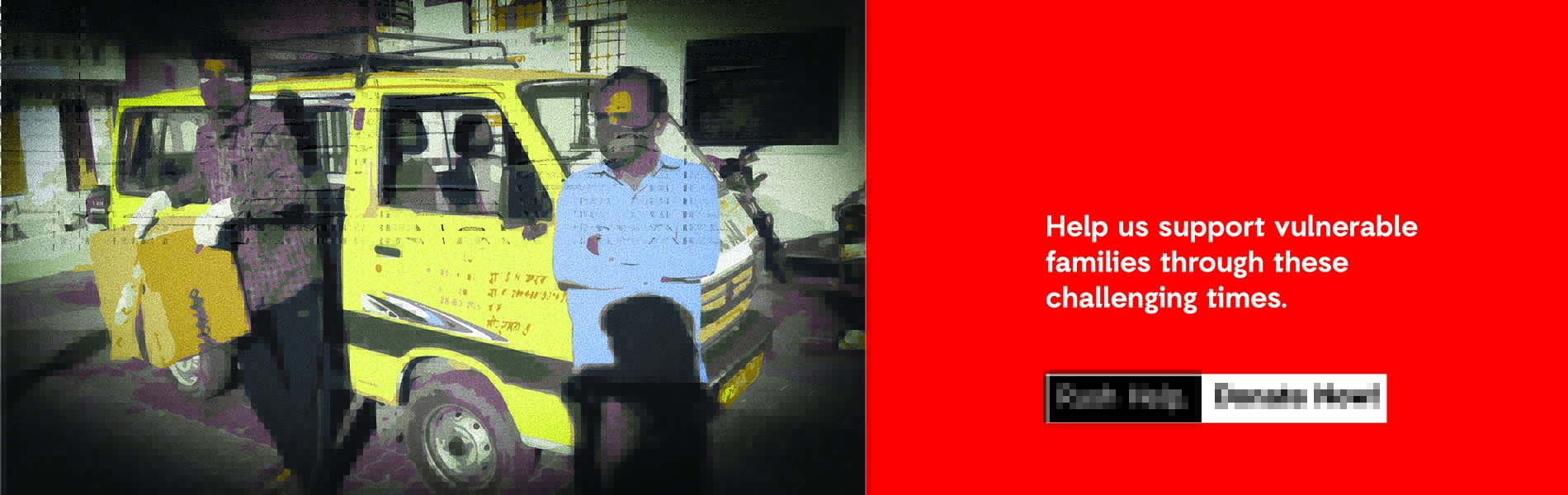 ActionAid's Covid 19 relief banner image