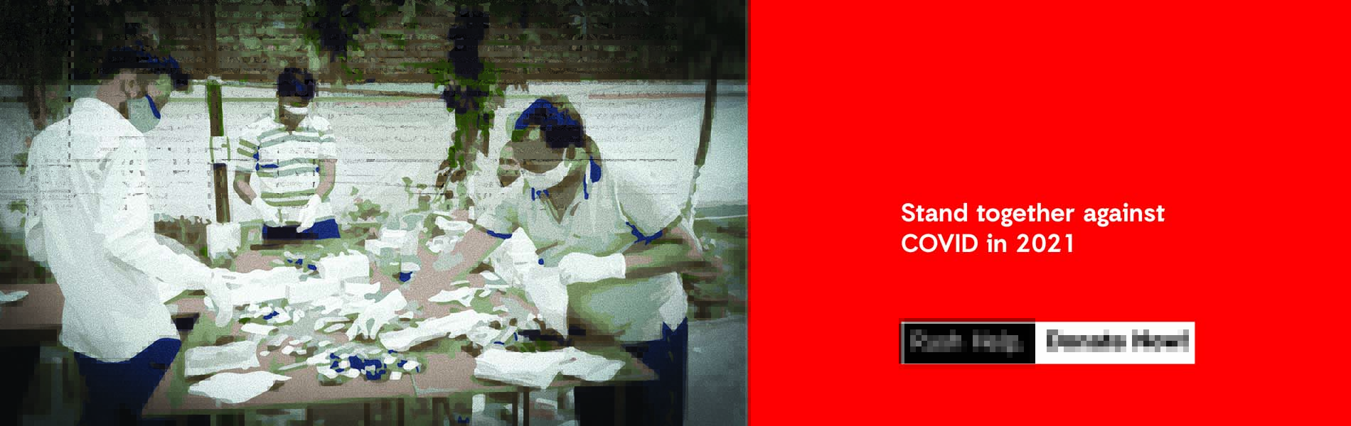 ActionAid's Covid 19 relief banner image