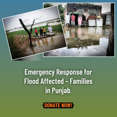 North-East Floods Banner Donation Mobile Banner