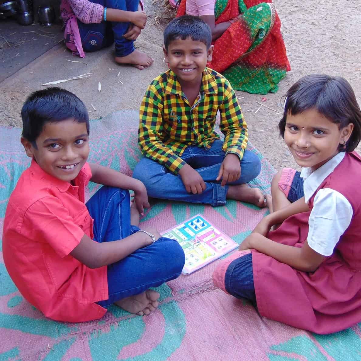 Nikhil(red shirt), Beneficiary