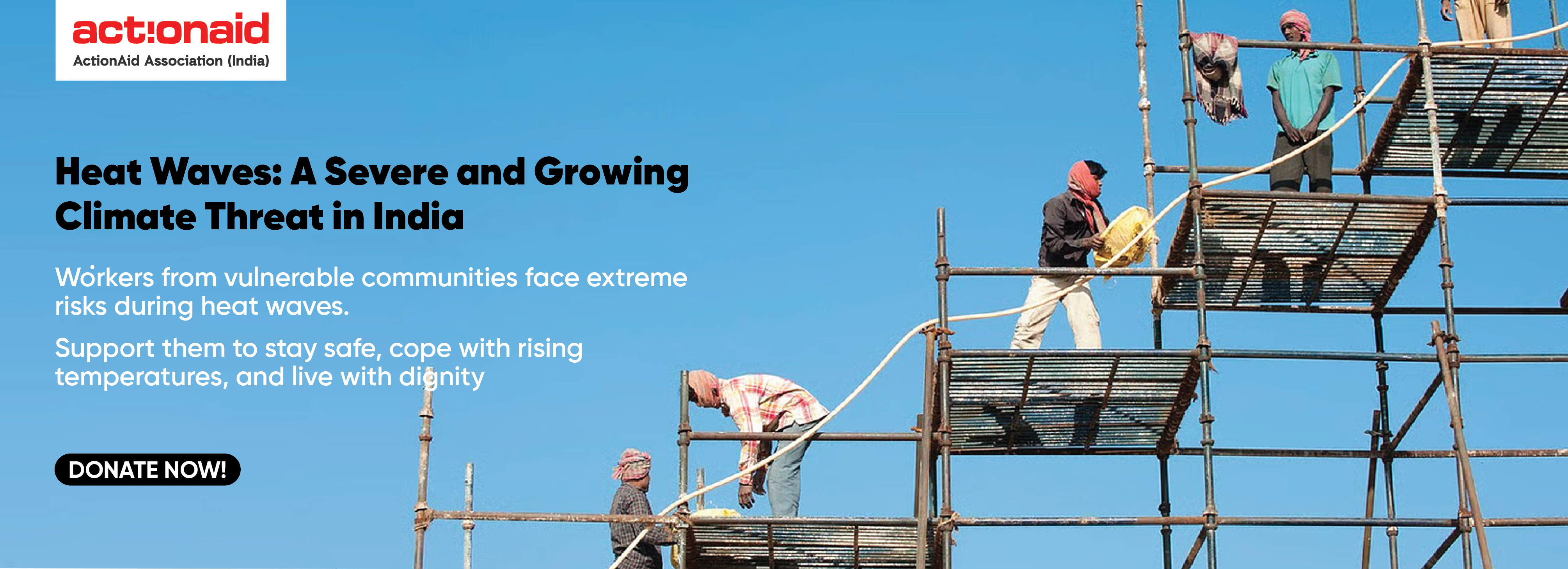 North-East Floods Banner Donation Banner