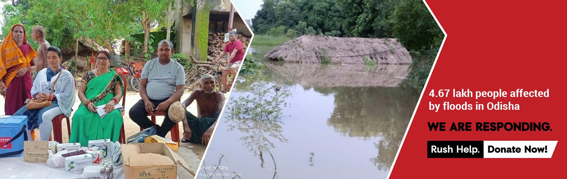 Support us for Odisha flood response