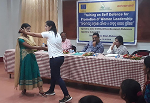 Training on Self Defence for Promotion of Women Leadership