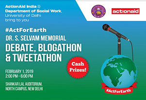 Dr. S Selvam Memorial Debate, Blogathon & Tweetathon