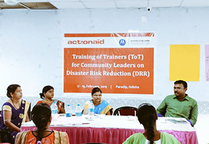 Training of Trainers for Community Leaders on Disaster Risk Reduction