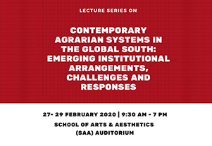 Lecture series: Contemporary Agrarian Systems in the Global South