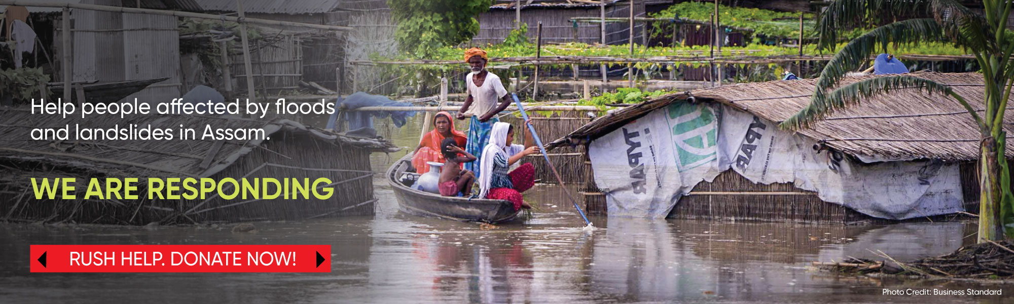 Urgent Appeal for Assam Flood Relief Banner